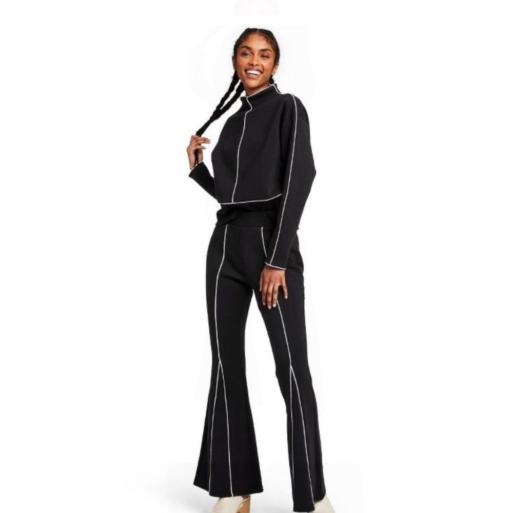 NWT Victor Glemaud X Target flare stripe track pants